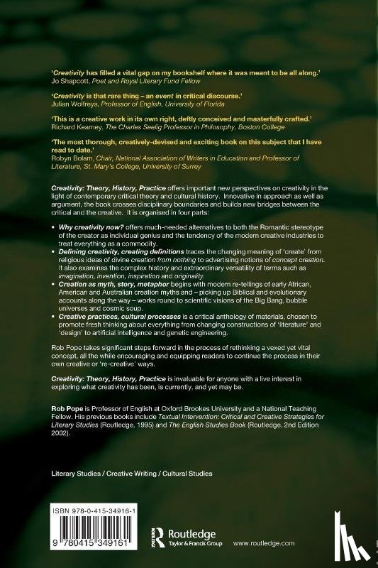 Pope, Rob (Oxford Brookes University - Creativity