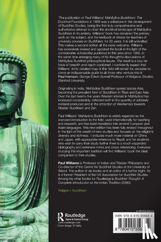 Williams, Paul (University of Bristol - Mahayana Buddhism