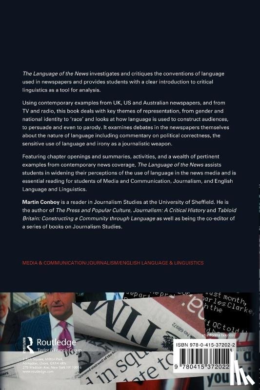 Conboy, Martin (University of Sheffield - The Language of the News