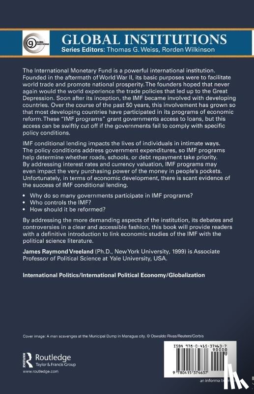 Vreeland, James Raymond (Yale University - The International Monetary Fund (IMF)