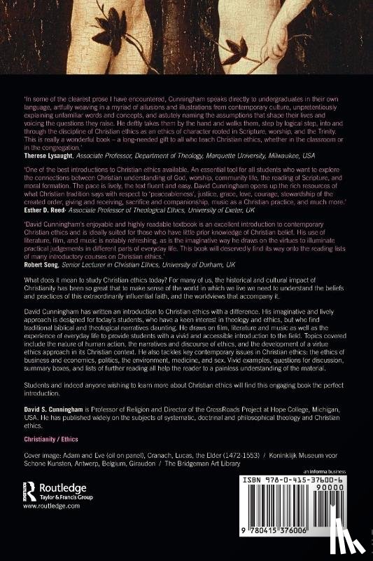 Cunningham, David S. (Hope College - Christian Ethics