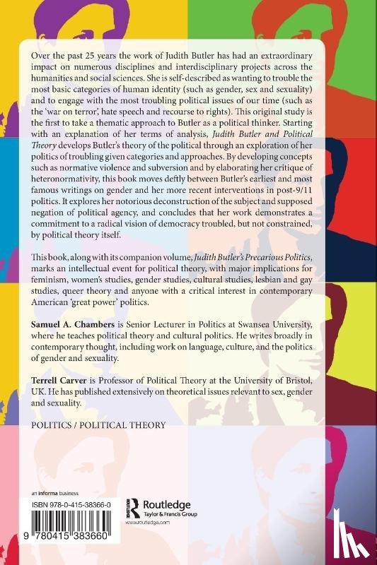Chambers, Samuel, Carver, Terrell (University of Bristol - Judith Butler and Political Theory