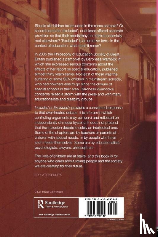  - Included or Excluded?