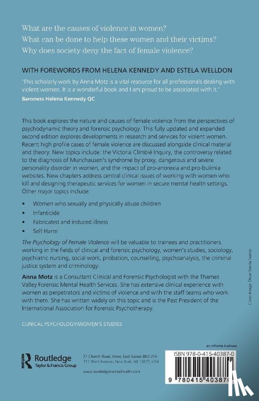 Motz, Anna - The Psychology of Female Violence