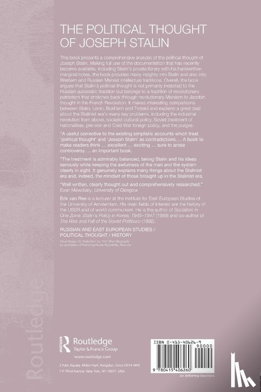 Ree, Erik van - The Political Thought of Joseph Stalin