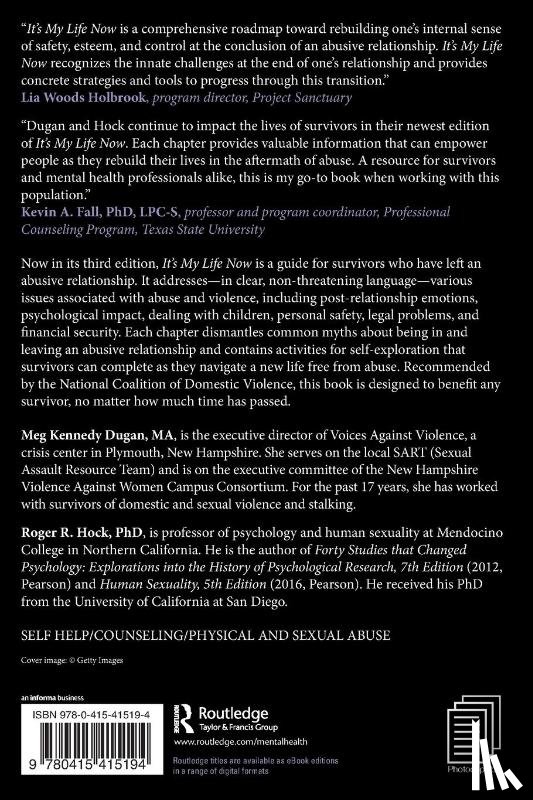 Dugan, Meg Kennedy (Voices Against Violence, Hock, Roger R. (Mendocino College - It's My Life Now