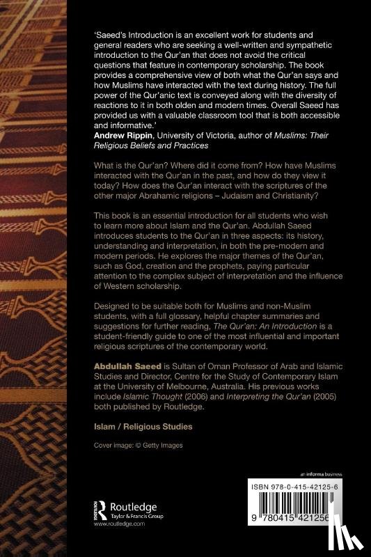 Saeed, Abdullah (University of Melbourne - The Qur'an