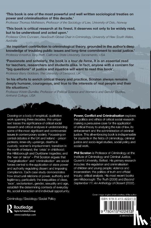 Scraton, Phil (Queen’s University of Belfast - Power, Conflict and Criminalisation