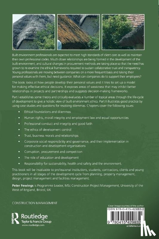 Fewings, Peter (University of the West of England - Ethics for the Built Environment