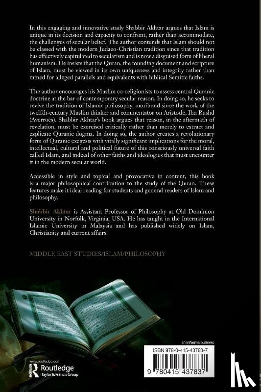Akhtar, Shabbir (Independent scholar - The Quran and the Secular Mind