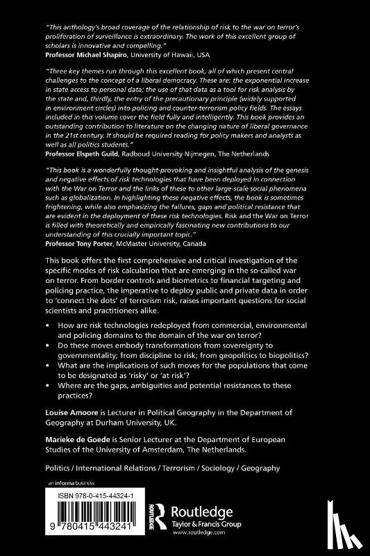  - Risk and the War on Terror