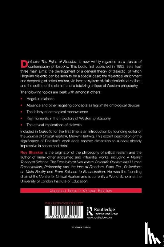 Bhaskar, Roy - Dialectic