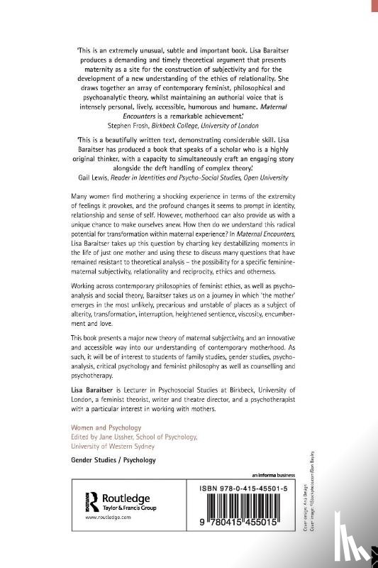 Baraitser, Lisa (Birkbeck - Maternal Encounters