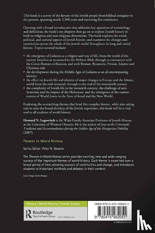 Lupovitch, Howard N. (University of Western Ontario - Jews and Judaism in World History
