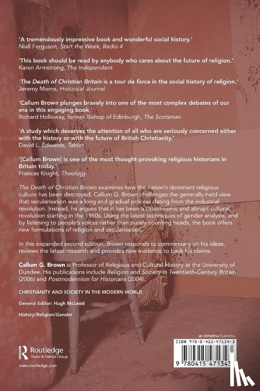 Brown, Callum G. (University of Dundee - The Death of Christian Britain