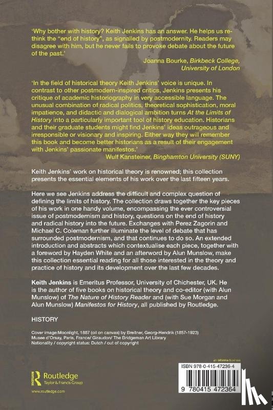 Jenkins, Keith (University College Chichester - At the Limits of History
