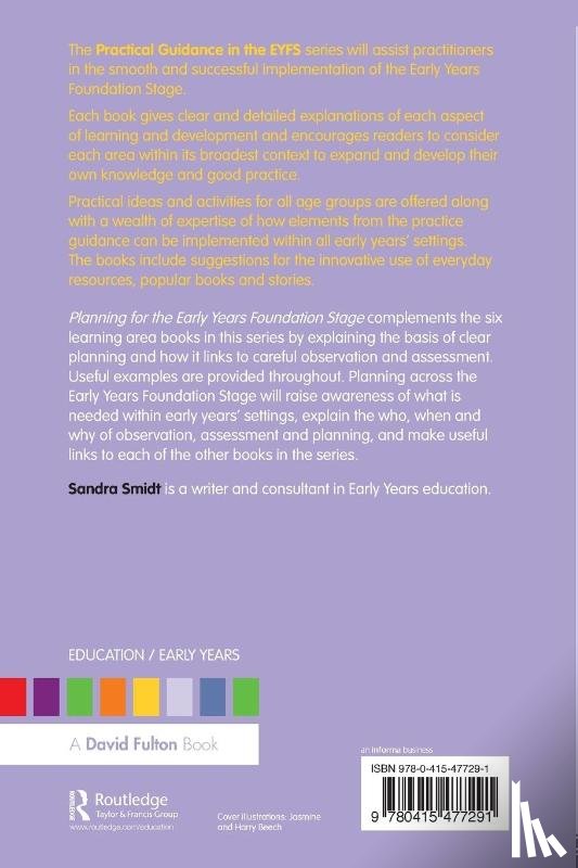 Smidt, Sandra - Planning for the Early Years Foundation Stage