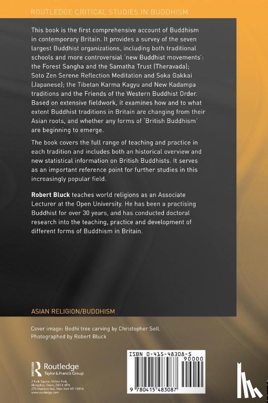 Bluck, Robert (Open University - British Buddhism