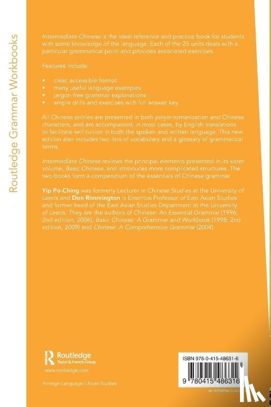 Yip, Po-Ching (University of Leeds, Rimmington, Don (University of Leeds - Intermediate Chinese