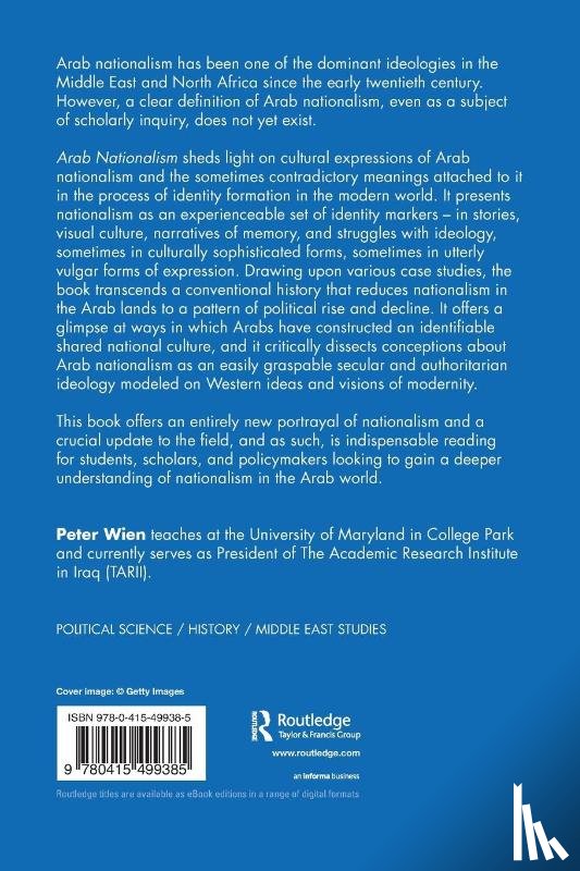 Wien, Peter (University of Maryland - Arab Nationalism
