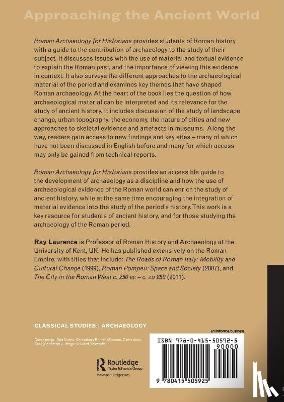 Laurence, Ray (Macquarie University - Roman Archaeology for Historians