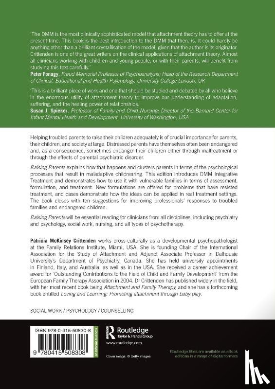 Crittenden, Patricia (Family Relations Institute - Raising Parents