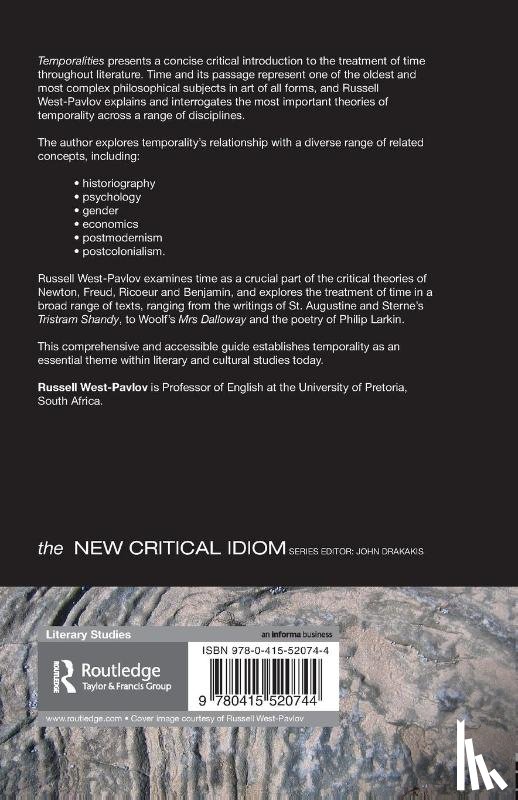 West-Pavlov, Russell (University of Pretoria - Temporalities