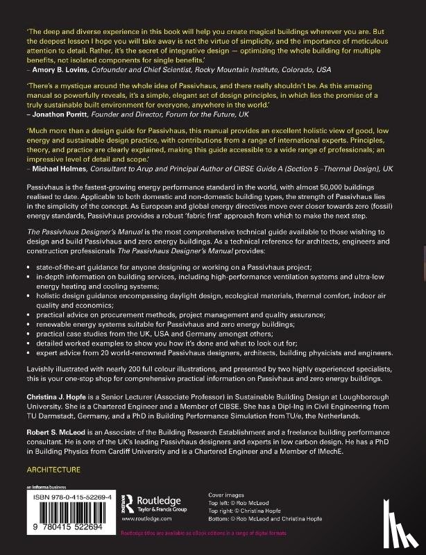  - The Passivhaus Designer’s Manual