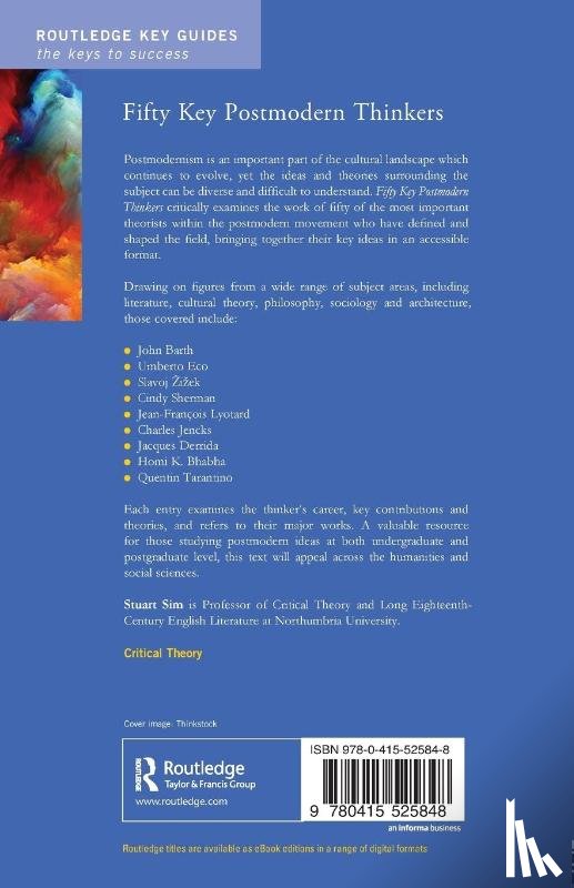 Sim, Stuart (Northumbria University - Fifty Key Postmodern Thinkers