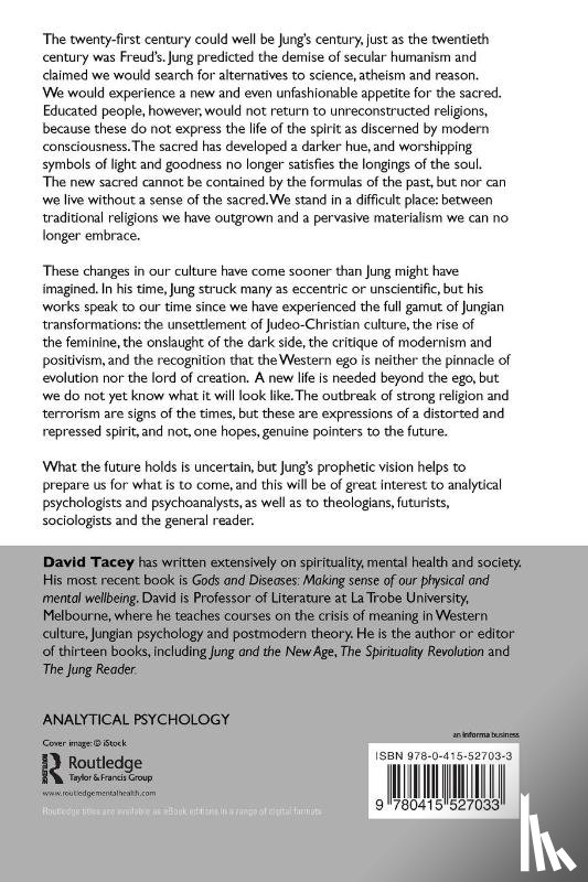 Tacey, David (La Trobe University - The Darkening Spirit