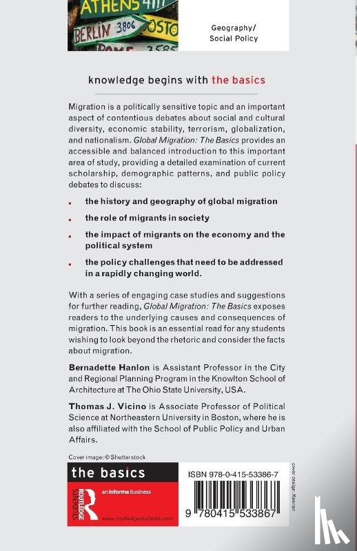 Hanlon, Bernadette (Ohio State University, Vicino, Thomas (Northeastern University - Global Migration: The Basics