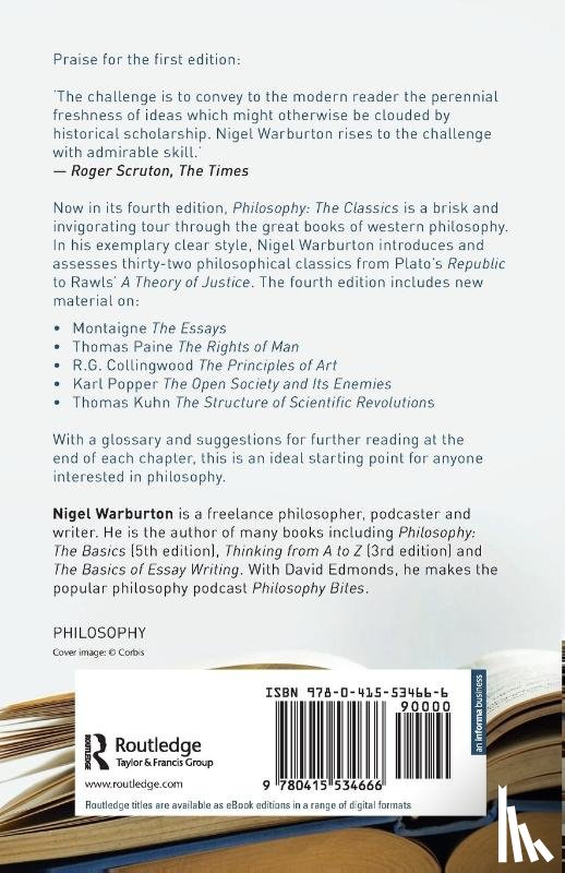 Warburton, Nigel (The Open University - Philosophy: The Classics