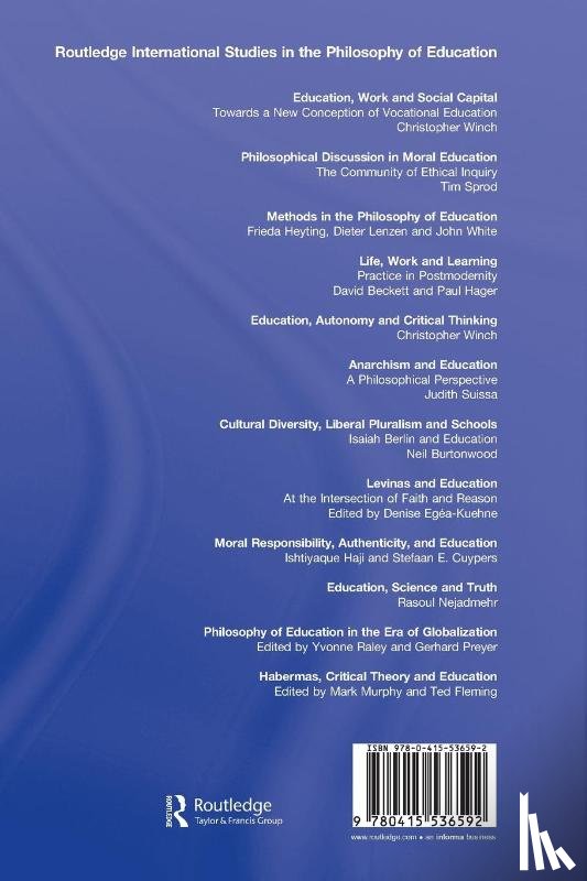  - Habermas, Critical Theory and Education