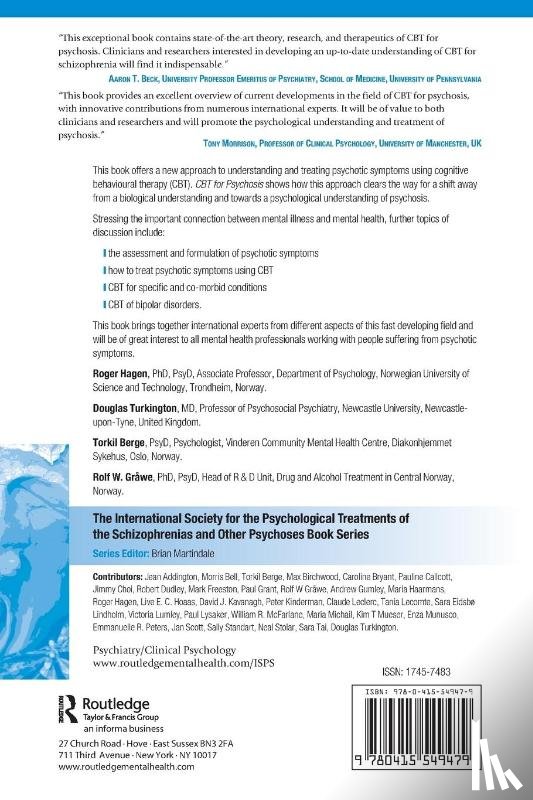  - CBT for Psychosis