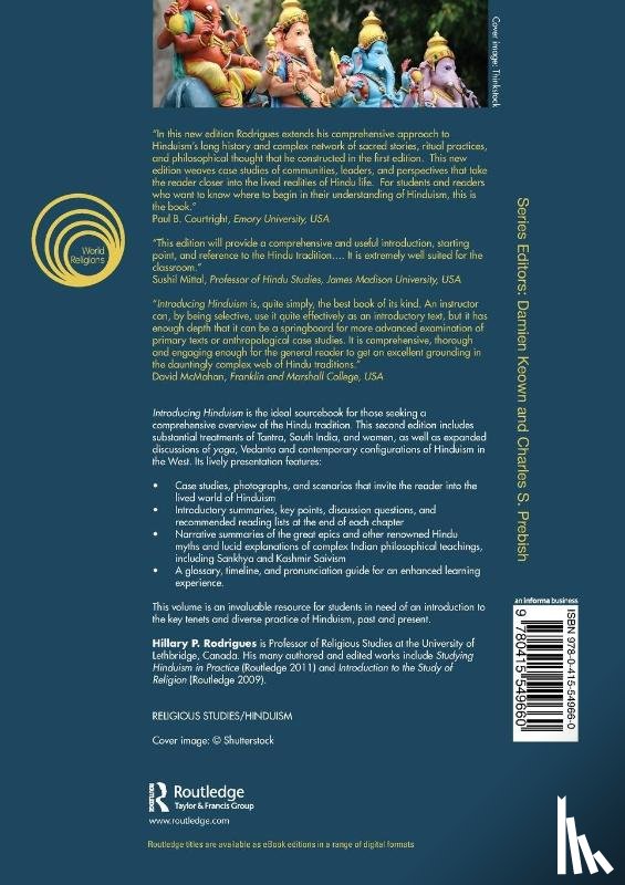 Rodrigues, Hillary P. (University of Lethbridge - Introducing Hinduism
