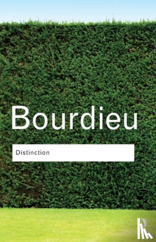 Bourdieu, Pierre - Distinction