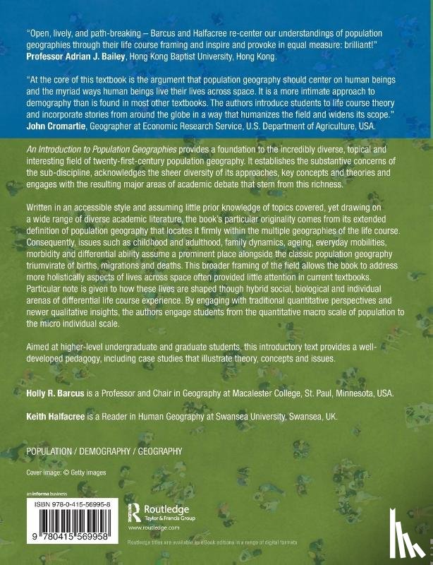Barcus, Holly R. (Macalester College, Halfacree, Keith (Swansea University - An Introduction to Population Geographies
