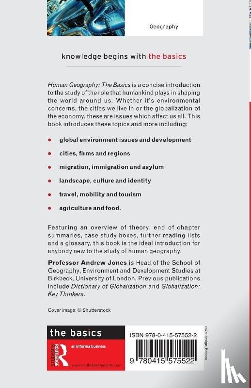 Jones, Andrew (Birkbeck - Human Geography: The Basics