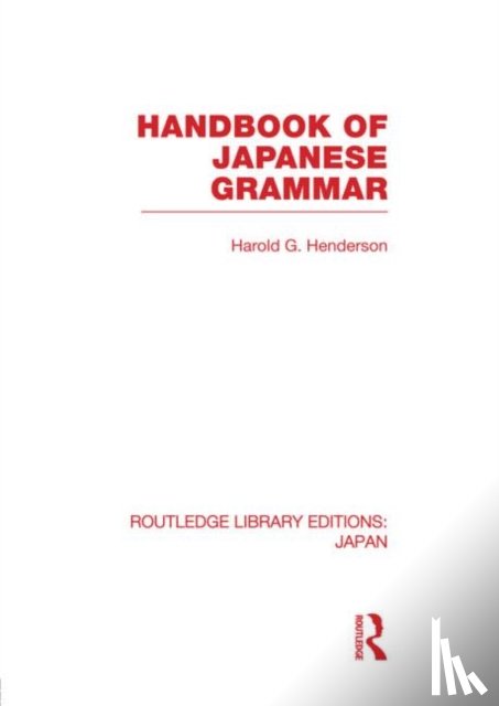 Henderson, Harold - Handbook of Japanese Grammar