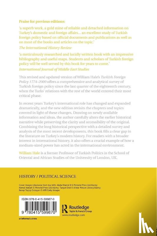 Hale, William (School of Oriental and African Studies - Turkish Foreign Policy since 1774