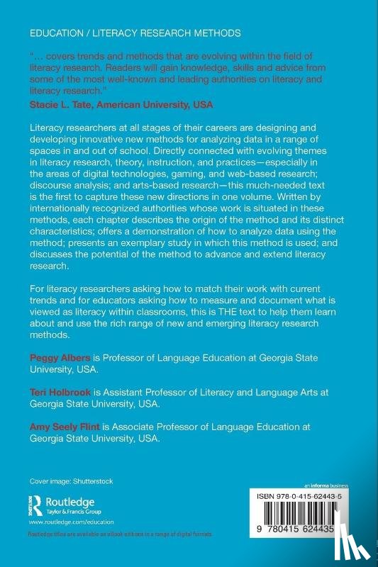 - New Methods of Literacy Research