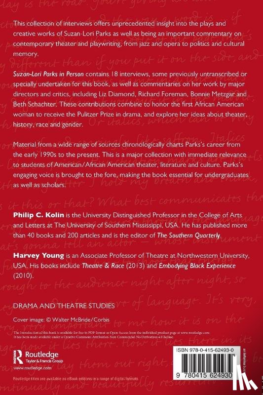  - Suzan-Lori Parks in Person