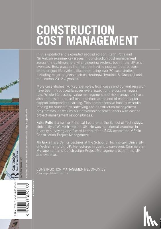 Potts, Keith (University of Wolverhampton, Ankrah, Nii (University of Wolverhampton - Construction Cost Management