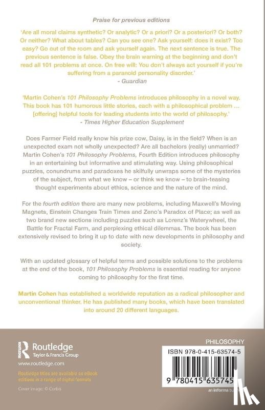 Cohen, Martin - 101 Philosophy Problems