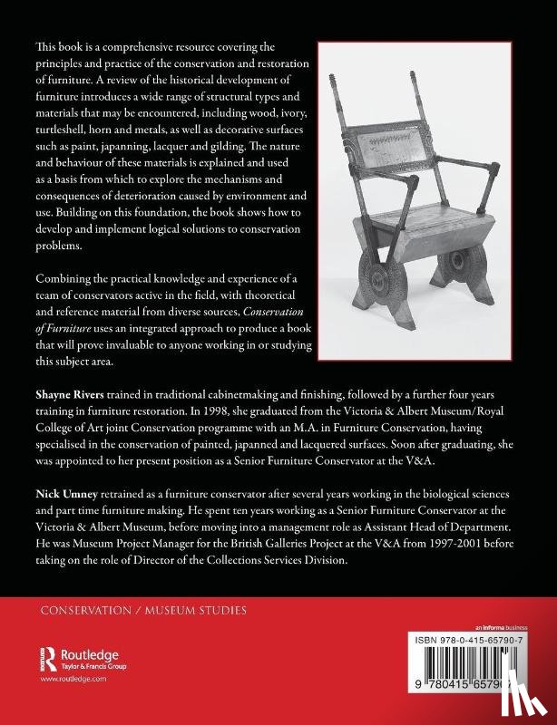 Rivers, Shayne (V&A Museum, Umney, Nick (V&A Museum - Conservation of Furniture