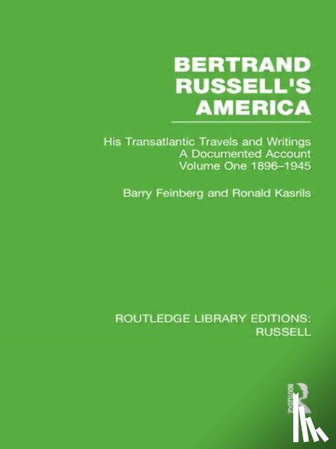 Feinberg, Barry, Kasrils, Ronald - Bertrand Russell's America