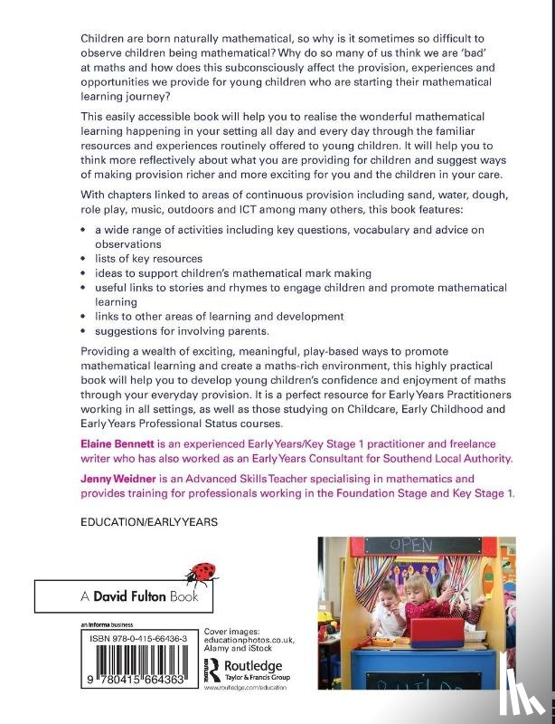 Bennett, Elaine (Friars Primary School, Weidner, Jenny (Earls Hall Infant School - Everyday Maths through Everyday Provision