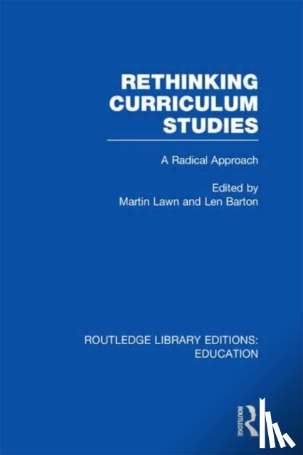  - Rethinking Curriculum Studies