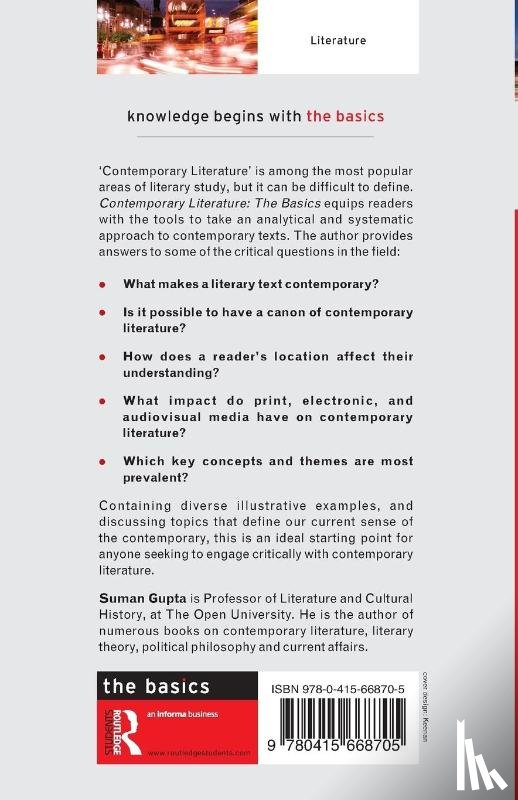 Gupta, Suman (The Open University - Contemporary Literature: The Basics