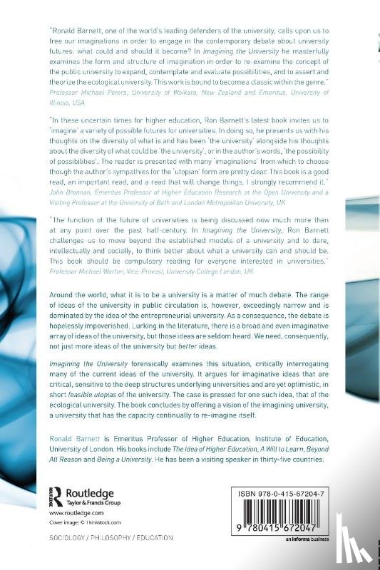 Barnett, Ronald (Institute of Education - Imagining the University